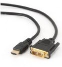 KABEL HDMI-DVI 7.5M BULK CC-HDMI-DVI-7.5MC GEMBIRD