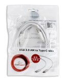 KABEL USB-C TO USB3 1.8M WHITE CCP-USB3-AMCM-6-W GEMBIRD