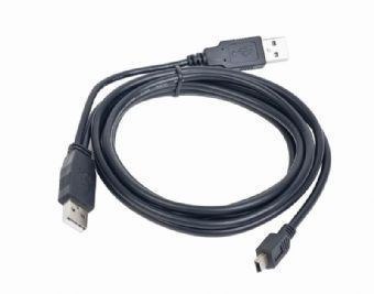 KABEL USB2 DUAL AM-MINI 0.9M BLACK CCP-USB22-AM5P-3 GEMBIRD