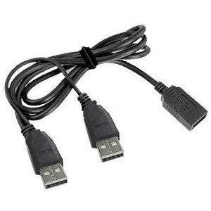 KABEL USB2 DUAL EXTENSION AMAF 0.9M CCP-USB22-AMAF-3 GEMBIRD