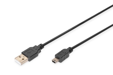 Kabel USB A/miniUSB B (5pin) M/M "Canon" cz. 1,8m USB 2.0 HighSpeed Kabel USB A/miniUSB B (5pin) M/M "Canon" cz. 1,8m USB 2.0 HighSpeed