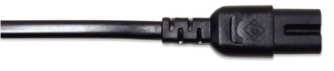 Kabel Zasilający Audio Ósemka Euro na C7 1,8m Czarny Kabel Zasilający Audio Ósemka Euro na C7 1,8m Czarny
