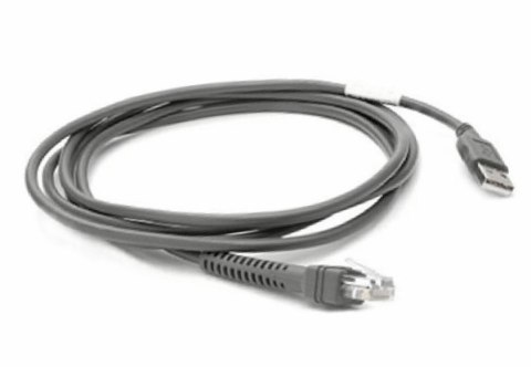 Kabel komunikacyjny do Zebry LS2208/DS2208/DS81xx/USB ekranowany/prosty/7ft(2m)/seria A Kabel komunikacyjny do Zebry LS2208/DS2208/DS81xx/USB ekranowany/prosty/7ft(2m)/seria A