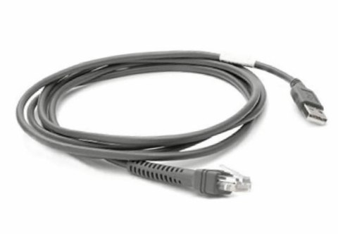 Kabel komunikacyjny do Zebry LS2208/DS2208/DS81xx/USB ekranowany/prosty/7ft(2m)/seria A Kabel komunikacyjny do Zebry LS2208/DS2208/DS81xx/USB ekranowany/prosty/7ft(2m)/seria A