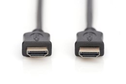 Kabel połączeniowy HDMI 1.4 High Speed Ethernet 1080p60Hz FHD HDMI A/HDMI A M/M czarny 3m