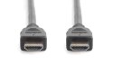 Kabel połączeniowy HDMI 2.1 Ultra High Speed 8K60Hz UHD HDMI A/HDMI A M/M czarny 1m