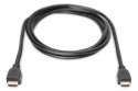 Kabel połączeniowy HDMI 2.1 Ultra High Speed 8K60Hz UHD HDMI A/HDMI A M/M czarny 1m