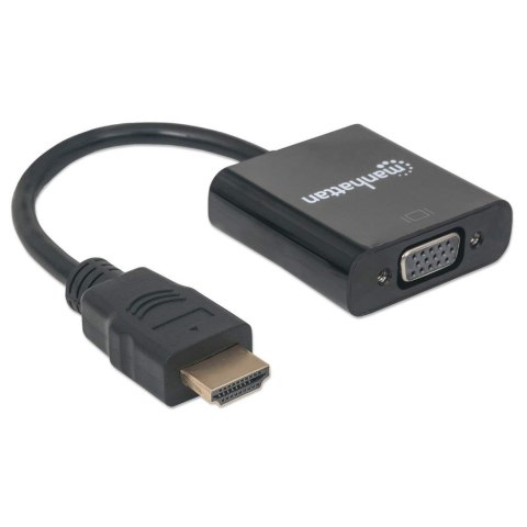 Konwerter Adapter HDMI na VGA 1080p z Zasilaniem USB Konwerter Adapter HDMI na VGA 1080p z Zasilaniem USB