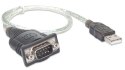 Konwerter Adapter USB na RS232/COM/DB9 M/M na Kablu 45cm