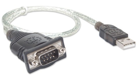 Konwerter Adapter USB na RS232/COM/DB9 M/M na Kablu 45cm Konwerter Adapter USB na RS232/COM/DB9 M/M na Kablu 45cm