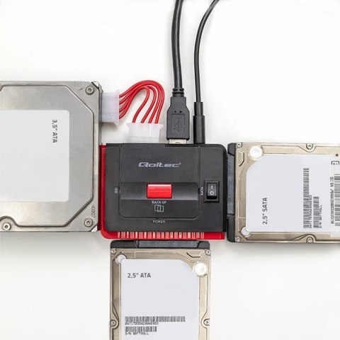 Qoltec Adapter USB 3.0 do IDE | SATA III Qoltec Adapter USB 3.0 do IDE | SATA III