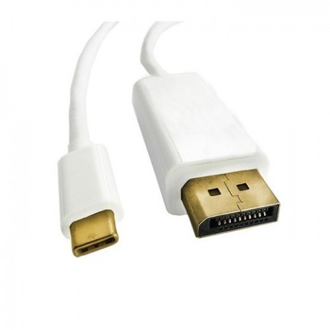 Qoltec DisplayPort Alternate mode | USB 3.1 typ C męski | Displayport męski | 5K | 1m Qoltec DisplayPort Alternate mode | USB 3.1 typ C męski | Displayport męski | 5K | 1m