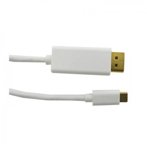 Qoltec DisplayPort Alternate mode | USB 3.1 typ C męski | Displayport męski | 5K | 1m Qoltec DisplayPort Alternate mode | USB 3.1 typ C męski | Displayport męski | 5K | 1m