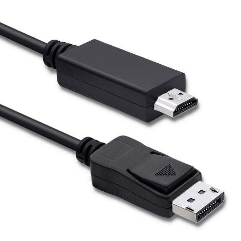 Qoltec DisplayPort v1.1 męski | HDMI męski | 4K | 3m Qoltec DisplayPort v1.1 męski | HDMI męski | 4K | 3m