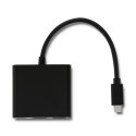 Qoltec Hub Adapter USB-C 3.1 3w1 | USB 3.0 | HDMI 4K | USB-C 3.1 PD 100W
