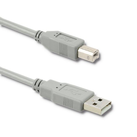 Qoltec Kabel USB 2.0 A męski | B męski | 0.5m Qoltec Kabel USB 2.0 A męski | B męski | 0.5m