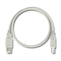Qoltec Kabel USB 2.0 A męski | B męski | 0.5m