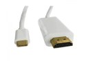 Qoltec Kabel USB 3.1 typ C męski/ HDMI A męski | 4K | Alternate mode | 1m