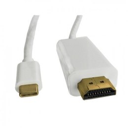 Qoltec Kabel USB 3.1 typ C męski/ HDMI A męski | 4K | Alternate mode | 2m