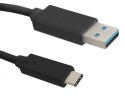 Qoltec Kabel USB 3.1 typ C męski | USB 3.0 A męski | 1.5m