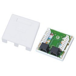 Gniazdo natynkowe UTP kat.6 2xRJ45 ALANTEC