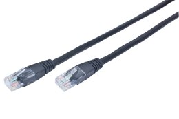 KABEL PATCH CAT5E UTP 0.25M BLACK PP12-0.25M/BK GEMBIRD