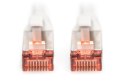 Kabel krosowy (patch cord) RJ45-RJ45, kat.6, S/FTP, AWG 27/7, LSOH, 1.5m, szary