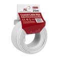 Kabel przewód koncentryczny antenowy/satelitarny Maclean, 1.0CCS RG6, 25M, MCTV-574