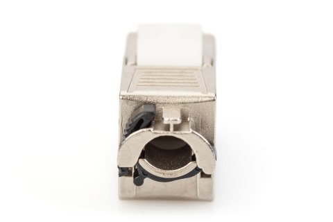 Moduł (gniazdo) keystone RJ45 (8P8C) kat.6A, STP,ekranowany, beznarzędziowy, stalowy, opaska czarna Moduł (gniazdo) keystone RJ45 (8P8C) kat.6A, STP,ekranowany, beznarzędziowy, stalowy, opaska czarna