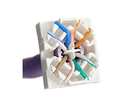 Moduł keystone RJ45 beznarzędziowy UTP kat.6A ALANTEC PLUS - badanie jakości INTERTEK (USA) - PODWYŻSZONE PARAMETRY TRANSMISYJNE Moduł keystone RJ45 beznarzędziowy UTP kat.6A ALANTEC PLUS - badanie jakości INTERTEK (USA) - PODWYŻSZONE PARAMETRY TRANSMISYJNE