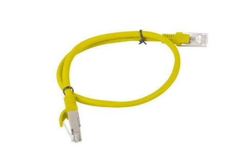 PATCHCORD KAT5E UTP 0,5M ŻÓŁTY