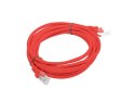 PATCHCORD KAT5E UTP 3M CZERWONY