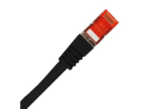 Patch-cord F/UTP kat.6 PVC 0.25m czarny ALANTEC Patch-cord F/UTP kat.6 PVC 0.25m czarny ALANTEC