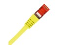 Patch-cord F/UTP kat.6 PVC 2.0m żółty ALANTEC