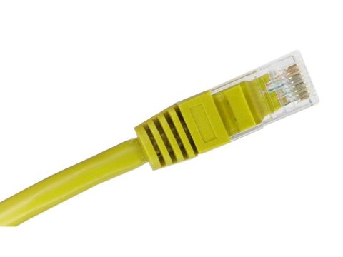 Patch-cord U/UTP kat.6 PVC 0.5m żółty ALANTEC Patch-cord U/UTP kat.6 PVC 0.5m żółty ALANTEC