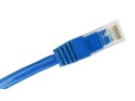 Patch-cord U/UTP kat.6A LSOH 0.25m niebieski ALANTEC