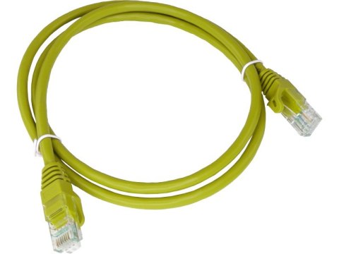 Patch-cord U/UTP kat.6A LSOH 0.25m żółty ALANTEC Patch-cord U/UTP kat.6A LSOH 0.25m żółty ALANTEC