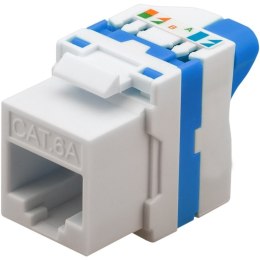 Samozaciskowy Moduł Keystone RJ45 Kat.6A U/UTP Techly