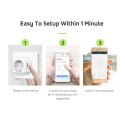 Zdalnie sterowane gniazdko WiFi GreenBlue, Android/iOS/Alexa/Google Home, zuż. energii, timer, max 3680W, typ F, GB720 F