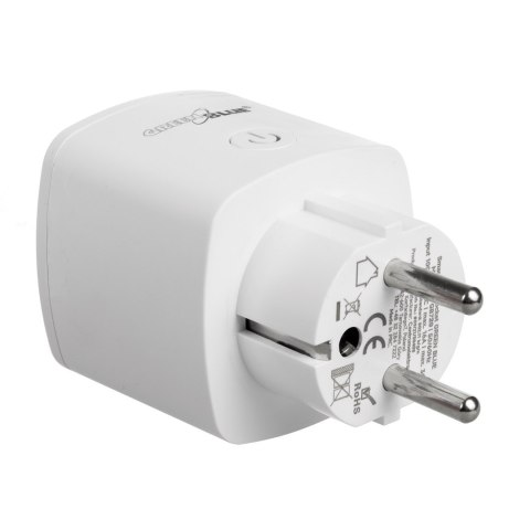 Zdalnie sterowane gniazdko WiFi GreenBlue, Android/iOS/Alexa/Google Home, zuż. energii, timer, max 3680W, typ F, GB720 F Zdalnie sterowane gniazdko WiFi GreenBlue, Android/iOS/Alexa/Google Home, zuż. energii, timer, max 3680W, typ F, GB720 F