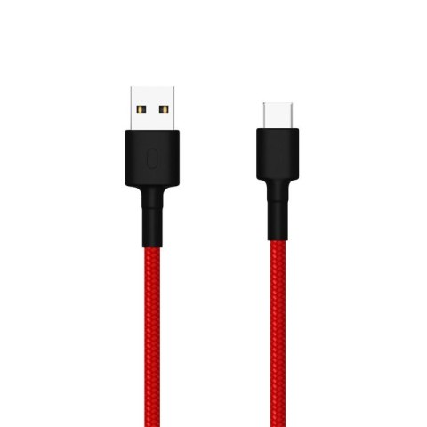 Xiaomi Mi Braided USB Type-C Cable Czerwony | Kabel USB | 100cm, SJV4110GL Xiaomi Mi Braided USB Type-C Cable Czerwony | Kabel USB | 100cm, SJV4110GL