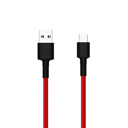 Xiaomi Mi Braided USB Type-C Cable Czerwony | Kabel USB | 100cm, SJV4110GL Xiaomi Mi Braided USB Type-C Cable Czerwony | Kabel USB | 100cm, SJV4110GL