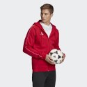 Bluza męska adidas Core 18 FZ Hoody czerwona FT8071