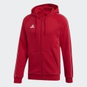 Bluza męska adidas Core 18 FZ Hoody czerwona FT8071
