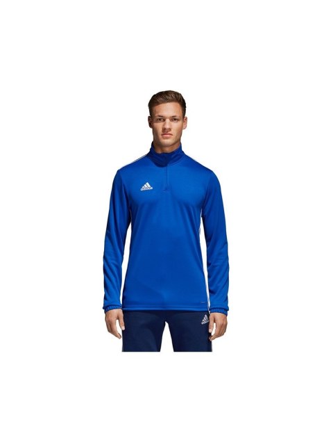 Bluza męska adidas Core 18 Training Top niebieska CV3998 Bluza męska adidas Core 18 Training Top niebieska CV3998