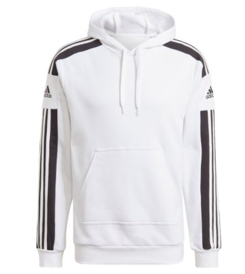 Bluza męska adidas Squadra 21 Sweat Hoody biała GT6637 Bluza męska adidas Squadra 21 Sweat Hoody biała GT6637