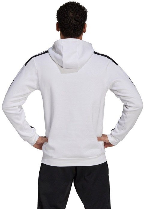 Bluza męska adidas Squadra 21 Sweat Hoody biała GT6637 Bluza męska adidas Squadra 21 Sweat Hoody biała GT6637
