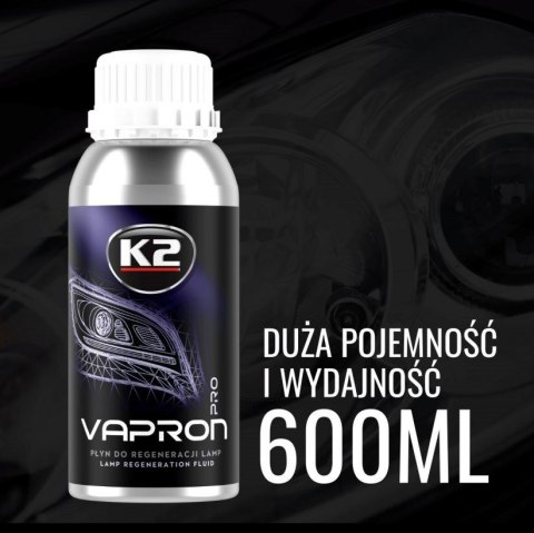 K2 PŁYN DO REGENERACJI REFLEKTORÓW VAPRON REFILL 600ml K2 PŁYN DO REGENERACJI REFLEKTORÓW VAPRON REFILL 600ml