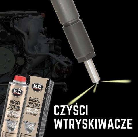 K2 PREPARAT DO CZYSZCZENIA WTRYSKÓW DIESEL DICTUM 500ML K2 PREPARAT DO CZYSZCZENIA WTRYSKÓW DIESEL DICTUM 500ML