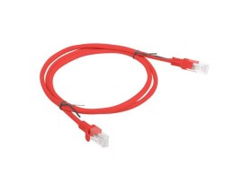 PATCHCORD KAT5E UTP 1M CZERWONY